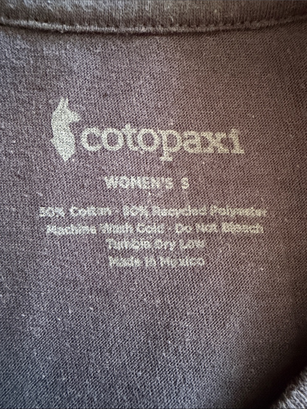 Cotopaxi Women's Do Good Graphic Tank Top Size S Navy - Picture 4 of 8